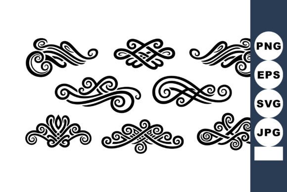 Download Ornamental Vintage Decorative Flourishes - Vintage Collection