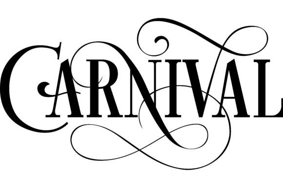 Download Carnival Lettering. Calligraphic Inscrip - Lettering Collection