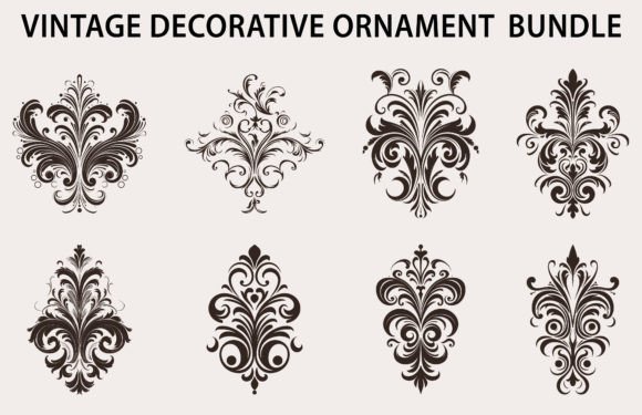 Download Set of Decorative Design Element Vector - Design Collection